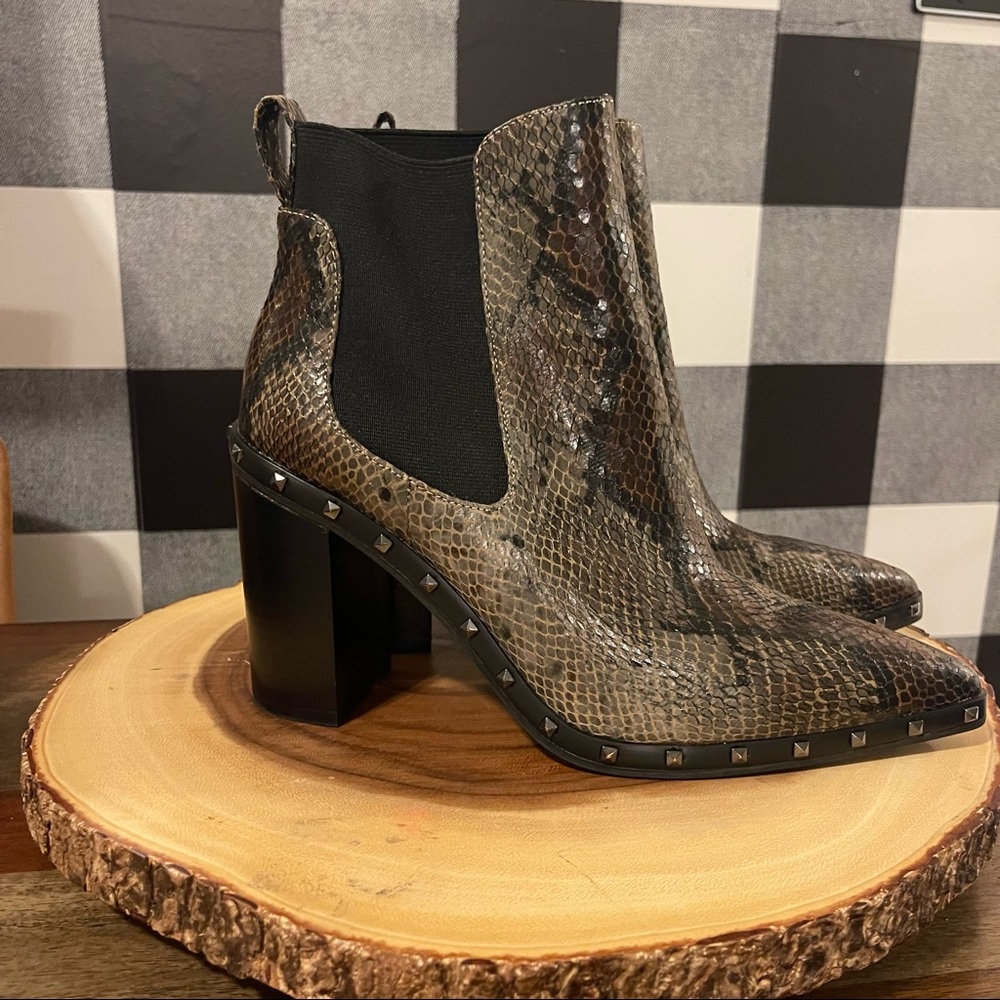 Charles By Charles David Dodger Snakeskin Boot New - image 3